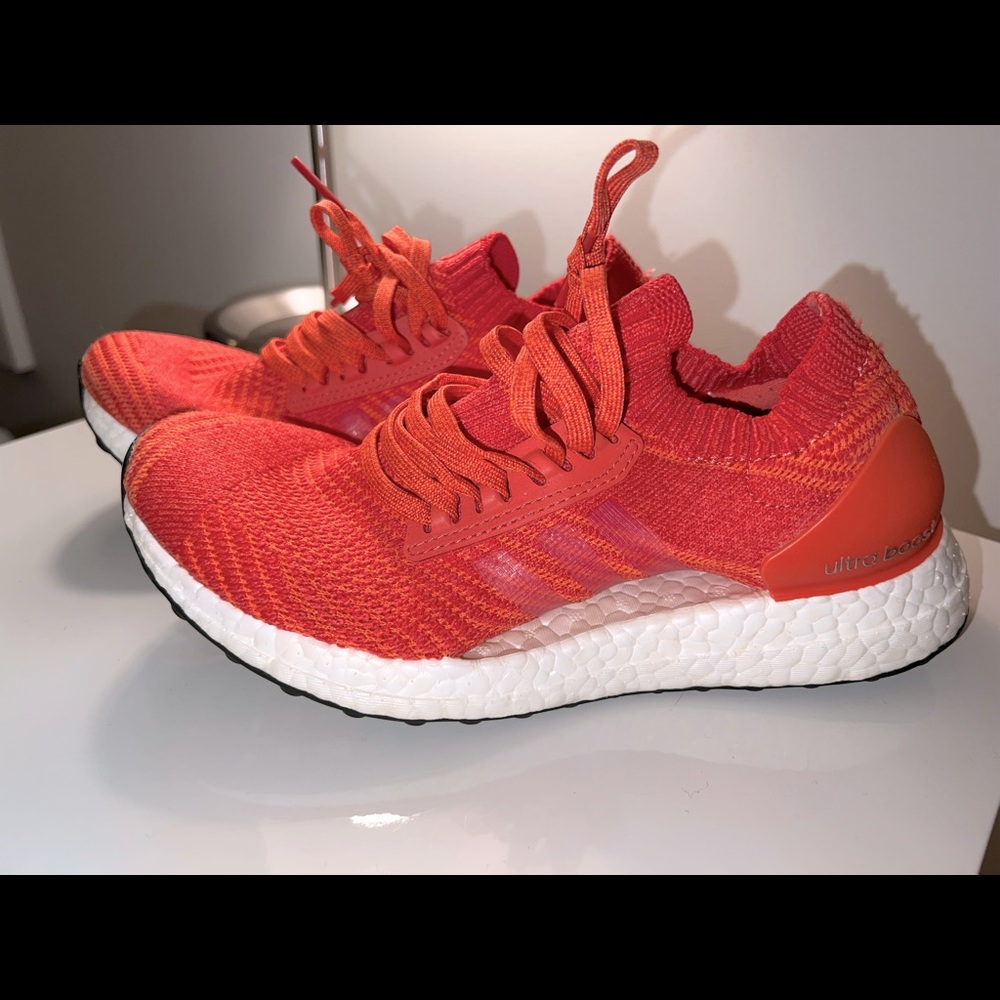 Peach Adidas Ultra Boost. Women’s size 5.5.